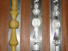 Алюминиевая форма для литья свечей Богородица